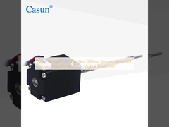 Casun Nema 8 7.5V 40 mN.m 0.6Amp Motor paso a paso con motor paso a paso de codificador para equipos médicos
