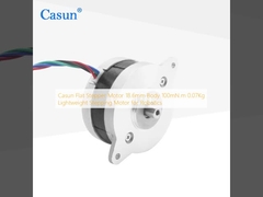 Casun Flat Stepper Motor 18.6mm Cuerpo 100mN.m 0.07Kg Motor de paso ligero para robótica