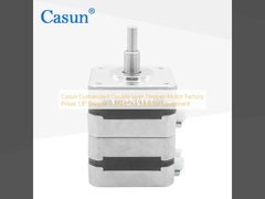 Casun personalizado de doble capa motor paso a paso Precios de fábrica 1,8 ° grado 0.4AMP para equipos médicos