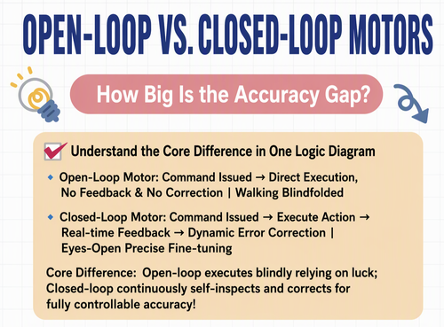Últimos blogs de la empresa sobre Open-Loop vs. Closed-Loop Stepper Motor Control