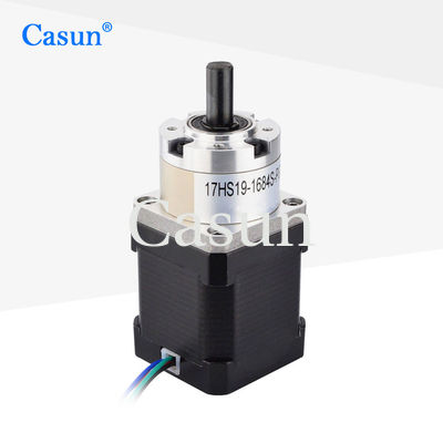 Buen precio NEMA 17 Relación 27/1 Reducción de engranajes planetarios Motor paso a paso con caja de engranajes para brazo mecánico CNC En línea