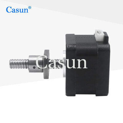 Buen precio motor de pasos del tornillo de la bola de la nema 17 de 42x42m m con el motor del actuador linear SFK0802 En línea