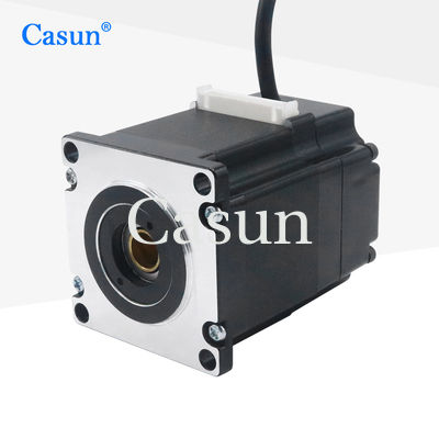 Buen precio NEMA 23 Motor paso a paso de eje hueco 57x57x54mm para tornillo de bola o tornillo de plomo a medida En línea