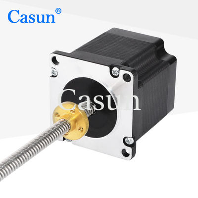 Buen precio motor de pasos de la nema 3.36V 23 de 57x57x54m m con el tornillo de posicionamiento para la máquina de grabado En línea