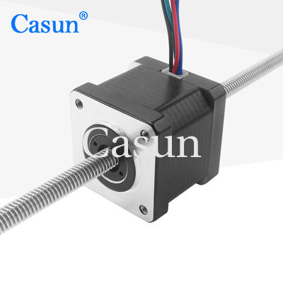 Buen precio Motor de paso linear de pasos no prisionero del motor 34m m Tr6.35 35m m del tornillo de posicionamiento de la nema 14 En línea