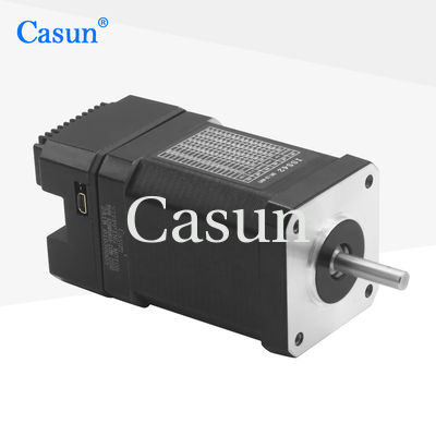 Buen precio Motor paso a paso integrado Nema 17 Motor Encoder Driver Máquina todo en uno con Modbus RS485 Tipo híbrido de comunicación En línea