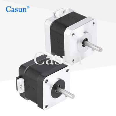 Buen precio 8V NEMA 17 motor paso a paso 0,8A 40mm 2 fase 1,8 grado para impresora 3D En línea