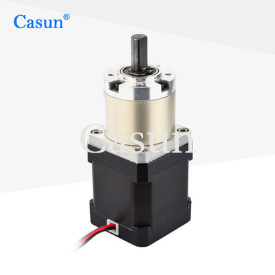 Buen precio Motor paso a paso reductor de engranajes Nema 17, 42x42x48 mm, 1,8 grados, 2 fases, par de retención de 440 mN.m En línea