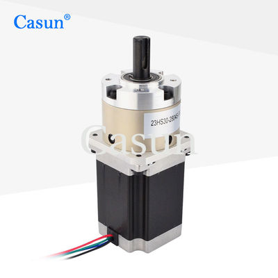 Buen precio 23HS30-2804S-PG47 2.8A NEMA 23 Motor paso a paso planetario con caja de engranajes para brazo robótico CNC En línea
