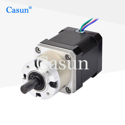 Buen precio 0.4A 12V NEMA 17 Motor paso a paso de engranaje de 2 fases Motor paso a paso homologado por RoHS En línea