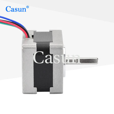Buen precio Motor de pasos 35m m de la nema 14 bipolares de Casun motor de pasos de DC de 12 voltios En línea