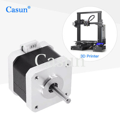 Buen precio 1.8 Grado 2 Fase 12V 350mN.m DC NEMA 17 Motor híbrido paso a paso Robot CNC En línea