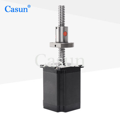 Buen precio Motor paso a paso de tornillo de bola Nema23 SFS01210-2.8 2N.M Motor paso a paso lineal de tornillo En línea