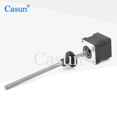 Buen precio 0.4Amp NEMA 14 Motor paso a paso híbrido Tr5*1 P1 Micro motor paso a paso para la máquina de automatización En línea