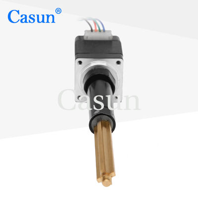 Buen precio Echada helicoidal 38.1m m de la nema 11 del actuador linear del motor de pasos del tornillo del grafito para el dispensador En línea