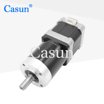 Buen precio NEMA17 Relación 40/1 Motor paso a paso de la caja de engranajes planetaria 1.5A para la impresora 3D del brazo del robot En línea