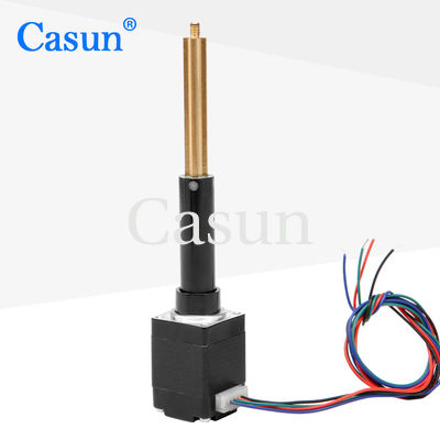 Buen precio 5.28V 0.24Amp NEMA 8 motor paso a paso con tornillo de plomo para el dispensador En línea