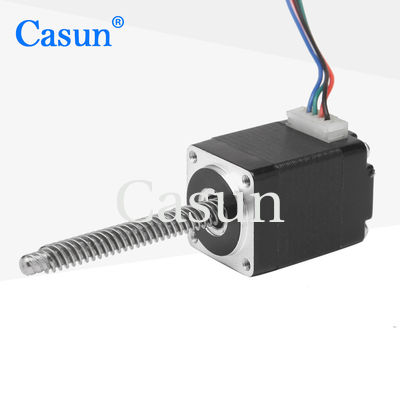Buen precio motor de pasos de la nema 8 de 20X20X27m m con el motor de pasos prisionero del tornillo de posicionamiento En línea