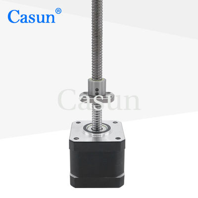 Motor de paso lineal con tornillo de bola Nema 17 450mN.M SFK0802 para CNC