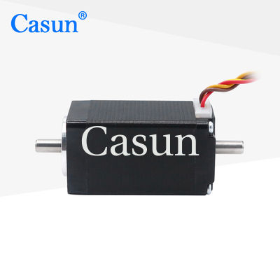 2 Fase 1.8 de doble eje NEMA 11 Micro motor paso a paso para el equipo médico de automatización de aparatos