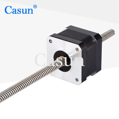 Buen precio 42x42x34mm 1.8 grado 2 fase 1.2A híbrido Nema 17 Tr8*2 motor paso a paso no cautivo En línea