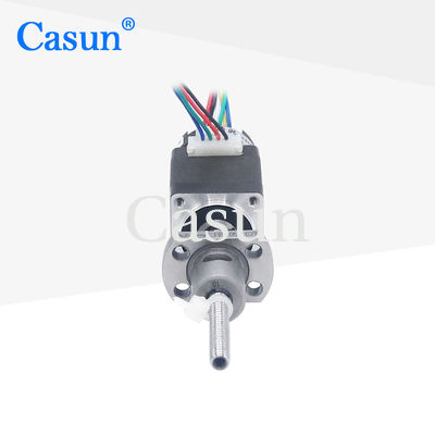 Buen precio 2 Fase Nema 8 Bipolar 1.8 grados de motor de tornillo a bolas paso a paso de 28 mm cuerpo con codificador 14mN.m En línea