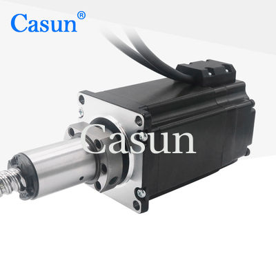 1.8 grado 2 fase Nema 23 Tr10 * 12 de bola de tornillo motor paso a paso 76mm cuerpo con codificador