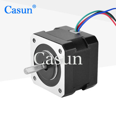 Buen precio 0.55A 0.3N.M NEMA 17 Motor paso a paso híbrido de 34 mm Cuerpo para máquina herramienta CNC En línea