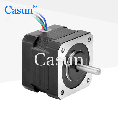 Buen precio 1.8 grado NEMA 17 motor paso a paso DC 24V de alta precisión 4 conductores En línea