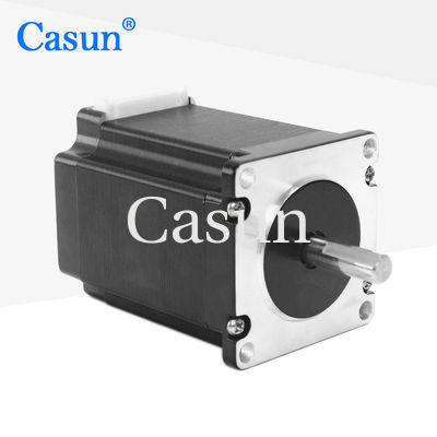 Buen precio 1.8 Motor paso a paso de grado 2 para máquinas de grabado 17.5N.M híbrido NEMA 23 En línea
