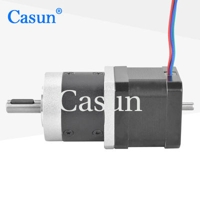 Buen precio NEMA 17 Relación 10/1 Motor de paso de engranaje planetario 40 mm Cuerpo para vehículo inteligente En línea