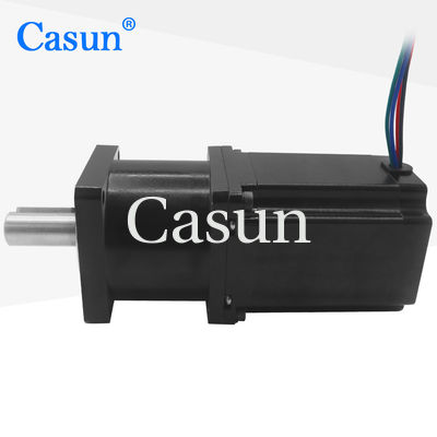 Buen precio NEMA 23 Motor paso a paso con desaceleración planetaria 76 mm cuerpo Relación de reducción 5:1 En línea
