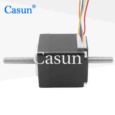 1Motor de tornillo de plomo de 8 grados Mini híbrido NEMA 11 motor paso a paso no cautivo Tr5×4