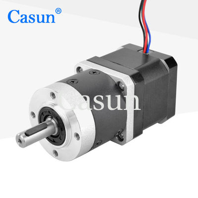 motor de pasos del motor de reducción del engranaje de la nema 17 de 2.8V 1.6Amp 390mNm 42m m