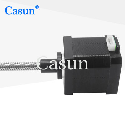 Buen precio 1.8 Grado 2 fase Nema 17 Tr8*8 motor paso a paso lineal 42*42*48mm 0,5N.m para CNC En línea