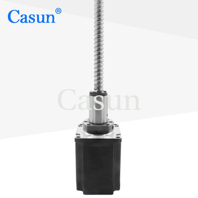 Buen precio 3A actuador linear 57*57*76m m del híbrido del motor de pasos del tornillo de la bola 2.85V de la nema 23 En línea