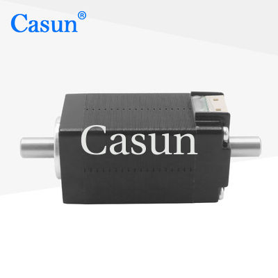 Buen precio 1.8 Grado 2 Fase Nema 8 20X20X38 mm Motor paso a paso con doble eje hueco 0.6A 32mN.m En línea