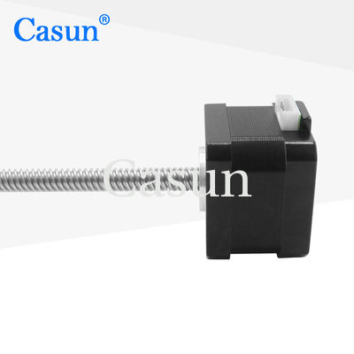Buen precio Nema 17 Tr8*8 200 mm tornillo de plomo para motor eléctrico lineal con hilera de accionamiento 12V 28N.cm En línea