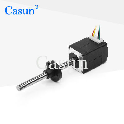 Motor de pasos híbrido del tornillo prisionero del motor de pasos tr5x2 del tornillo de posicionamiento de Casun nema8 nema11 nme14
