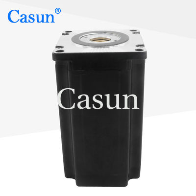 Buen precio DC lineal NEMA 23 motor paso a paso de eje hueco de 100 mm Cuerpo Máquina Nc 4.5A En línea