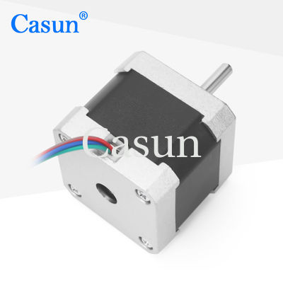 Voltaje 3.4V 1.7Amp los 400mN.m 0.3kg del motor de pasos de la nema 17 para la impresora del extrusor 3D