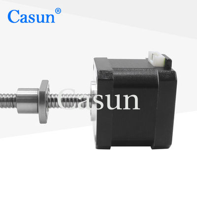 Buen precio CE ISO de la nema 17 Tr8*2 los 450mN.M Two Phase del motor de pasos del tornillo de la bola En línea