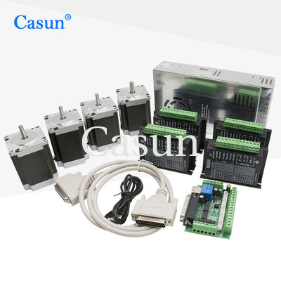 Buen precio Casun 2 Phase Nema 34 hybrid stepper motor 86x86x69mm 4N.m high torque 4.0A with 4 axis / 3axis  for CNC for Engraving machine En línea