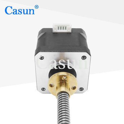 Buen precio 57*57*76 para el módulo de accionamiento del motor paso a paso lineal híbrido Casun Nema 23 DC Power All-in-One para la integración de una máquina En línea