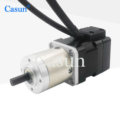 NEMA 14 Motor paso a paso de caja de engranajes con codificador 0.18N.M 1.0A para PLC