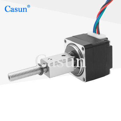 NEMA 8 motor paso a paso de tornillo de bola 0.5A cuerpo de 25 mm para sistema de visión