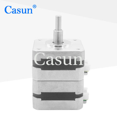 Buen precio Motor paso a paso Casun personalizado de doble capa 1,8° grados 0,4 AMP para equipos médicos En línea