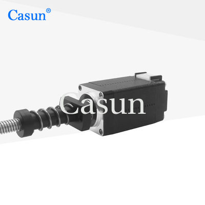 Buen precio NEMA 8 Motor paso a paso DC no cautivo de 38 mm Cuerpo Tr5 × 2 para equipos de belleza En línea
