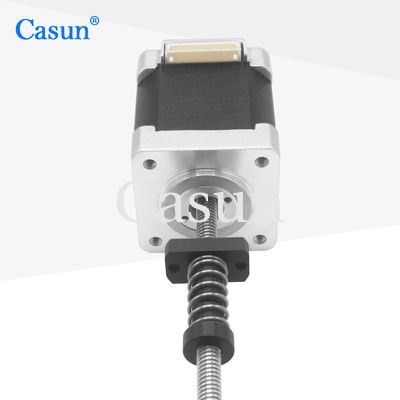 Buen precio Motor paso a paso Casun Nema 14 Tr5X2 (P1) 360mN.m Motor paso a paso híbrido de alta precisión con eje roscado En línea