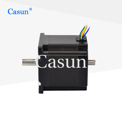 Buen precio Motor paso a paso de doble eje de 57×57×54 mm 1.0A 0.9N.m NEMA 23 con instrumentos de precisión En línea
